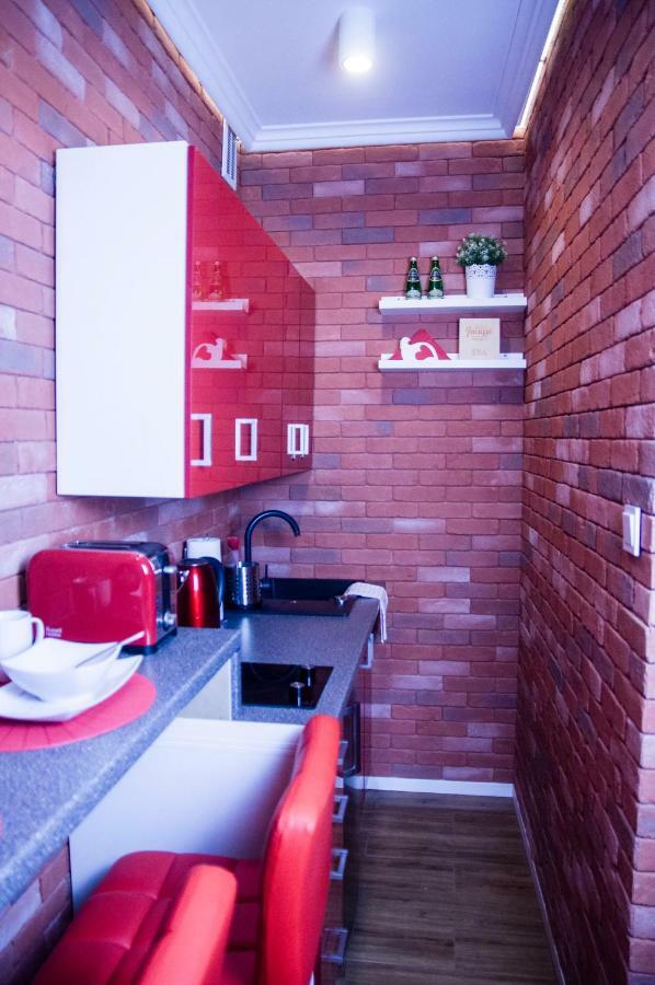 Jacuzzi Apartment Red Krakow Dış mekan fotoğraf